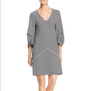 Kenneth Cole Black Striped dress
